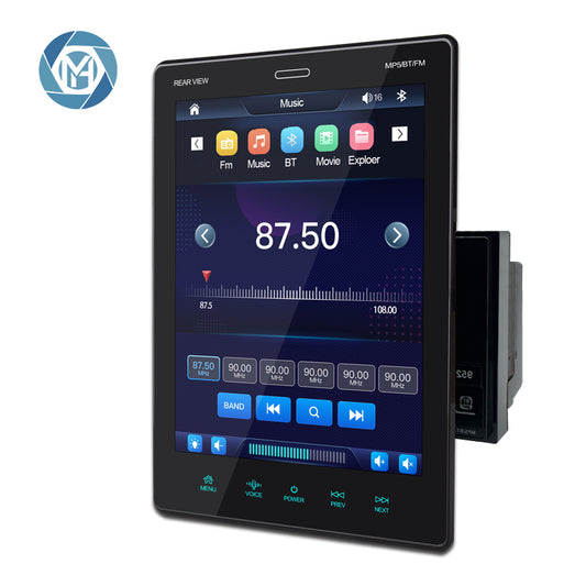 Vertical Screen 9.5'' Display-  Full Touch Screen