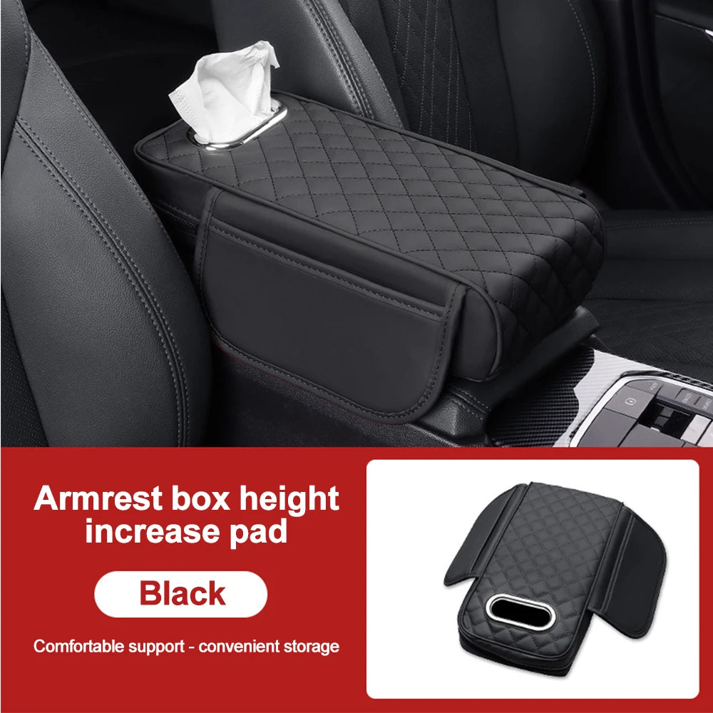 Armrest Mat With Tissue Storage Memory Foam - Universal