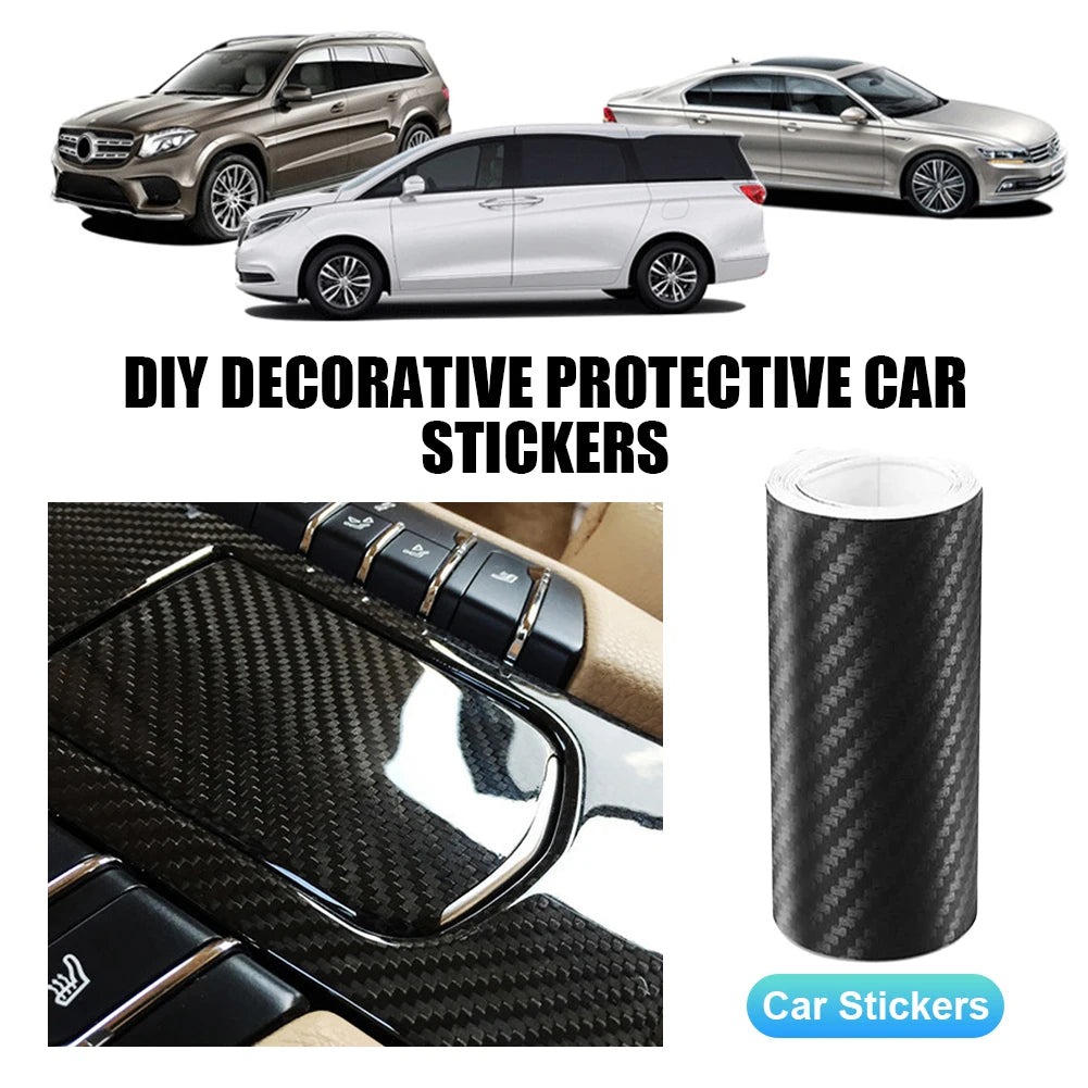 3D Carbon Fiber Matte Sticker - Waterproof