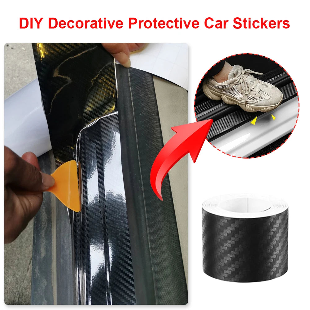 3D Carbon Fiber Matte Sticker - Waterproof