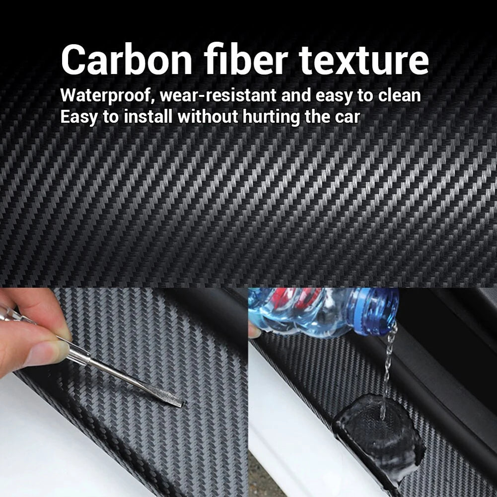 3D Carbon Fiber Matte Sticker - Waterproof