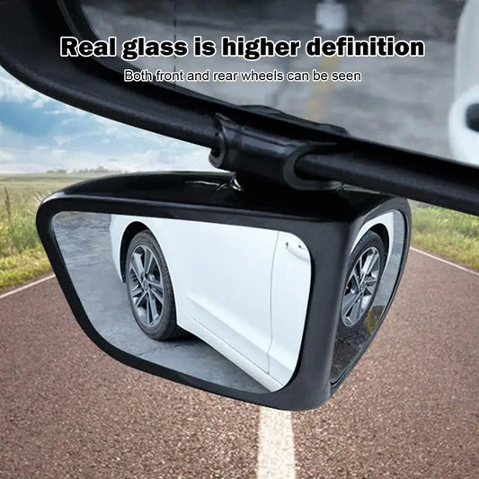 Side Mirror Blindspot Eliminator 360 degrees - Rotation Adjustable